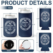 Gift For Sisters, Gift For Sibling, Gift For Brothers, Gift For Bestie, Gifts For Colleagues, Cousin, Funny - Congrats On Being My Brother Dad Grandpa - Personalized Can Cooler Sleeve