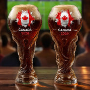 Football (Soccer),Gift For Men,Gift For Yourself,Playful,Summer Soccer Games,Icon - Country Flags Soccer Ball - Personalized Beer Glass