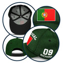 Summer, Football (Soccer), Gift For Men, Gift For Yourself, Playful, Summer Soccer Games, Icon - Country Flags Soccer Ball - Personalized Classic Cap