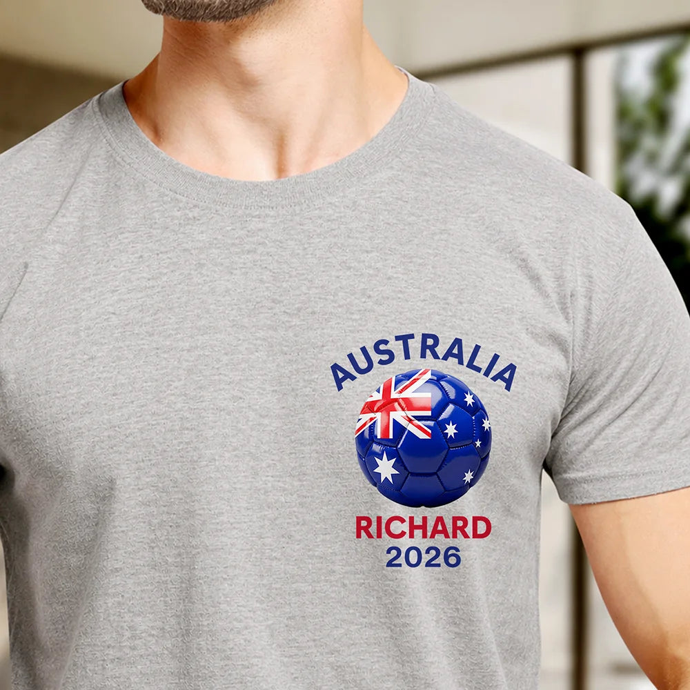 Country Flags Soccer Ball - Personalized T Shirt
