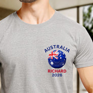 Football (Soccer),Gift For Yourself,Proud,Summer Soccer Games,Icon - Country Flags Soccer Ball - Personalized T Shirt