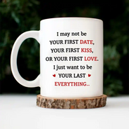 Gift For Couples,Gift For Husband,Gift For Boyfriend,Gift For Wife,Gift For Girlfriend,LGBT,Gift For Women,Gift For Men,Love,Icon,Romantic - Couple Holding Hands I Want To Be Your Last Everything - Personalized Mug