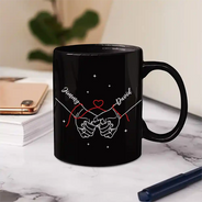 Gift For Couples,Gift For Husband,Gift For Boyfriend,Gift For Wife,Gift For Girlfriend,LGBT,Gift For Women,Gift For Men,Love,Icon,Romantic - Couple Holding Hands I Want To Be Your Last Everything - Personalized Mug