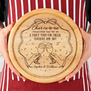 Gift For Couples,Family,Funny - Couple Family Name Charcuterie A Fancy Term - Personalized Cheese Board Set