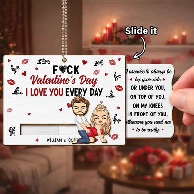 Wooden Slide Card