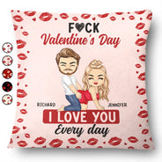 Gift For Couples,Old Couples,Gift For Husband,Gift For Wife,Gift For Boyfriend,Gift For Girlfriend,Love - Couple I Love You Every Day - Personalized Pillow