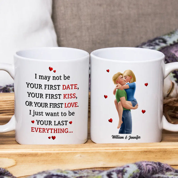 Gift For Couples,Gift For Women,Gift For Men,Gift For Wife,Gift For Husband,Gift For Boyfriend,Gift For Girlfriend,Love,Top Market - Couple I Want To Be Your Last Everything - Personalized Mug