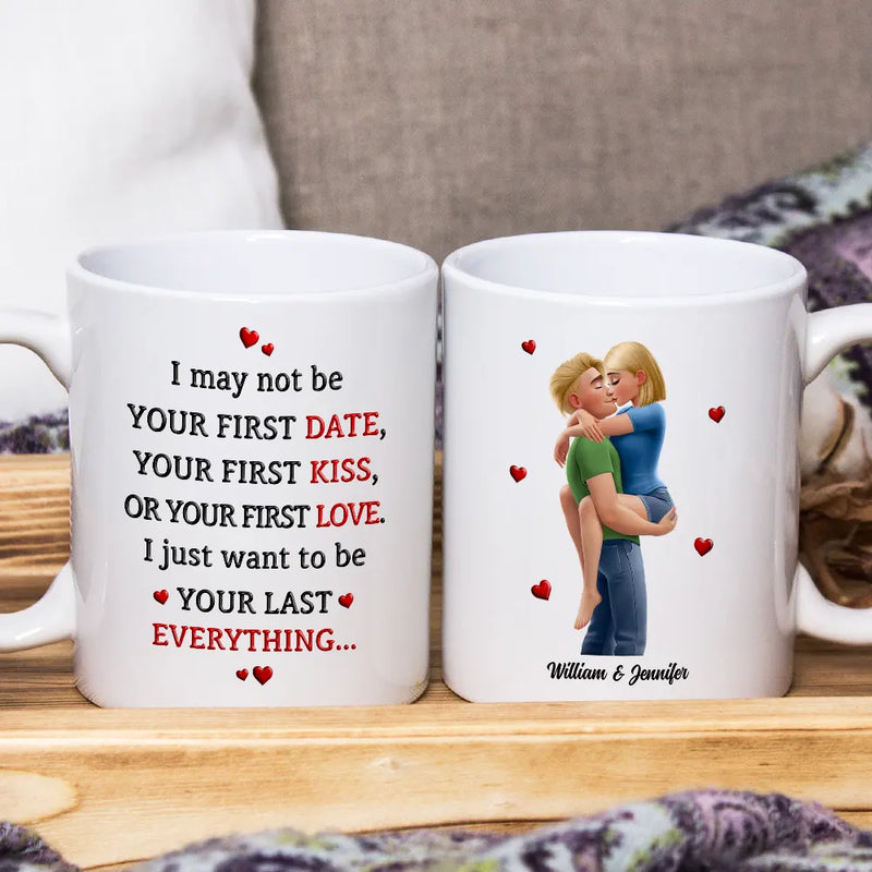 Gift For Couples,Gift For Women,Gift For Men,Gift For Wife,Gift For Husband,Gift For Boyfriend,Gift For Girlfriend,Love,Top Market - Couple I Want To Be Your Last Everything - Personalized Mug