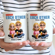 Gift For Couples,Gift For Husband,Gift For Wife,Gift For Boyfriend,Gift For Girlfriend - Couple I'm Yours No Returns - Personalized Mug
