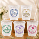 Romantic,Gift For Couples,Custom Text - Couple Wedding Anniversary Party - Personalized Frosted Cups