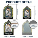 Gift For Couples, Gift For Wife, Gift For Husband, Gift For Boyfriend, Gift For Girlfriend, Love - Couple You & Me We Got This - Personalized Window Hanging Suncatcher Ornament