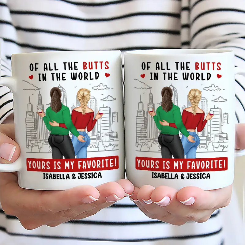 Gift For Wife,Gift For Girlfriend,Love - Couple Yours Is My Favorite - Personalized Mug