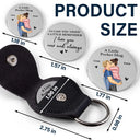 Couple I Love You Now And Always - Personalized Leather Pocket Hug