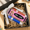Back To School,Teacher,Proud,Vector - Crayon Name Teacher Glitter Effect - Personalized Whiteboard Eraser & Marker Set