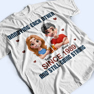 Gift For Couples,Love,Gift For Husband,Gift For Wife,Gift For Boyfriend,Gift For Girlfriend - Cross Arms Couple Annoying Each Other - Personalized T Shirt