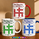 Gift For Colleagues,Christmas,Proud,Crossword - Crossword 3D Inflated Effect Best Team Ever Never Forget The Difference You Make - Personalized Mug
