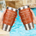Gifts For Colleagues, Gift For Bestie, Happy - Crossword Best Team Ever Scrabble - Personalized Leather Tumbler