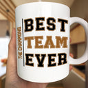Gifts For Colleagues, Gift For Bestie, Happy - Crossword Best Team Ever Scrabble Name - Personalized Mug