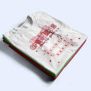 Gift For Grandma, Gift For Mother, Love - Crossword Grandkids Make Life Grand Preppy Coquette - Personalized T Shirt