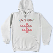 Family,Gift For Mother,Gift For Wife,Gift For Women,Happy,Gift For Yourself,Gift For Grandma - Crossword She Is Mom Nana - Personalized T Shirt