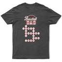 Baseball,Gift For Father,Sport Dad,Proud,Crossword - Crossword Sport Dad Mom - Personalized T Shirt