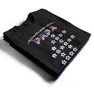 Independence Day,Gift For Grandpa,Humorous,Crossword - Crossword Stars & Stripes My Favorite People Call Me Grandpa - Personalized T Shirt