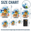 Playful,Cruising,Family,Summer,Icon - Cruise Ducks Family Friend Summer Trip - Personalized Acrylic Magnet