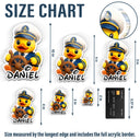 Top Market, Playful, Cruising, Family, Summer, Icon - Cruise Ducks Family Friend Trip - Personalized Acrylic Magnet