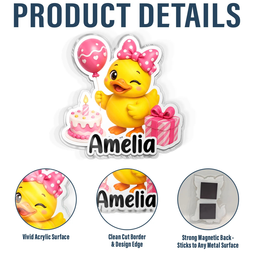 Top Market, Playful, Cruising, Family, Summer, Icon - Cruise Ducks Family Friend Trip - Personalized Acrylic Magnet