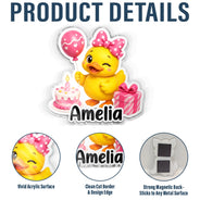 Top Market, Playful, Cruising, Family, Summer, Icon - Cruise Ducks Family Friend Trip - Personalized Acrylic Magnet