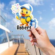 Top Market, Playful, Cruising, Family, Summer, Icon - Cruise Ducks Family Friend Trip - Personalized Acrylic Magnet