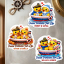 Playful,Cruising,Summer,Gift For Couples,Icon - Cruise Partners For Life Ducks - Personalized Magnet