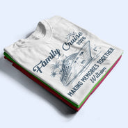 Summer,Family,Humorous,Custom Text - Cruise Squad Making Memories Together - Personalized T Shirt
