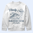 Summer,Family,Humorous,Custom Text - Cruise Squad Making Memories Together - Personalized T Shirt