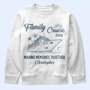 Summer,Family,Humorous,Custom Text - Cruise Squad Making Memories Together - Personalized T Shirt