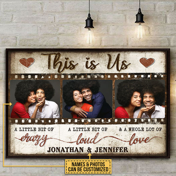 Custom Photo Couple This Is Us, Couple Gift, Wall Pictures, Wall Decor, Custom Poster