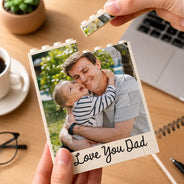 Sentimental,Custom Photo,Family,Upload Full Photo - Custom Photo Family Couple Portrait - Personalized Building Block Pen Holder