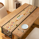 Sentimental,Christmas,Family,Icon - Custom Family Christmas Cookie - Personalized Table Runner