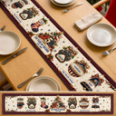 Sentimental,America 250th,Christmas,Family,Icon - Custom Family Name 250 Years Of Freedom Christmas - Personalized Table Runner