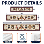 Sentimental,America 250th,Christmas,Family,Icon - Custom Family Name 250 Years Of Freedom Christmas - Personalized Table Runner