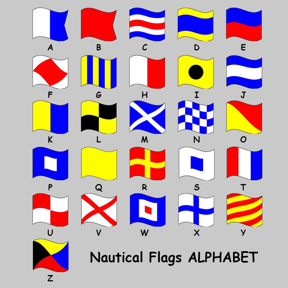 Gift For Yourself, Happy - Custom Name In Nautical Flags Marine Code - Personalized T Shirt