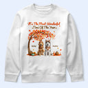 Adorable,Art Design,Pet Lovers,Photo - 3D Human Pet Autumn Theme - Custom Photo 3D Autumn Concept Wonderful Time Of The Year - Personalized T Shirt