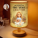Art Design,Christmas,Cozy,Reading,Gift For Yourself,Photo - 3D Reading Woman & Man - Custom Photo 3D Book Lover Just A Girl Who Loves Books - Personalized Fabric Lamp