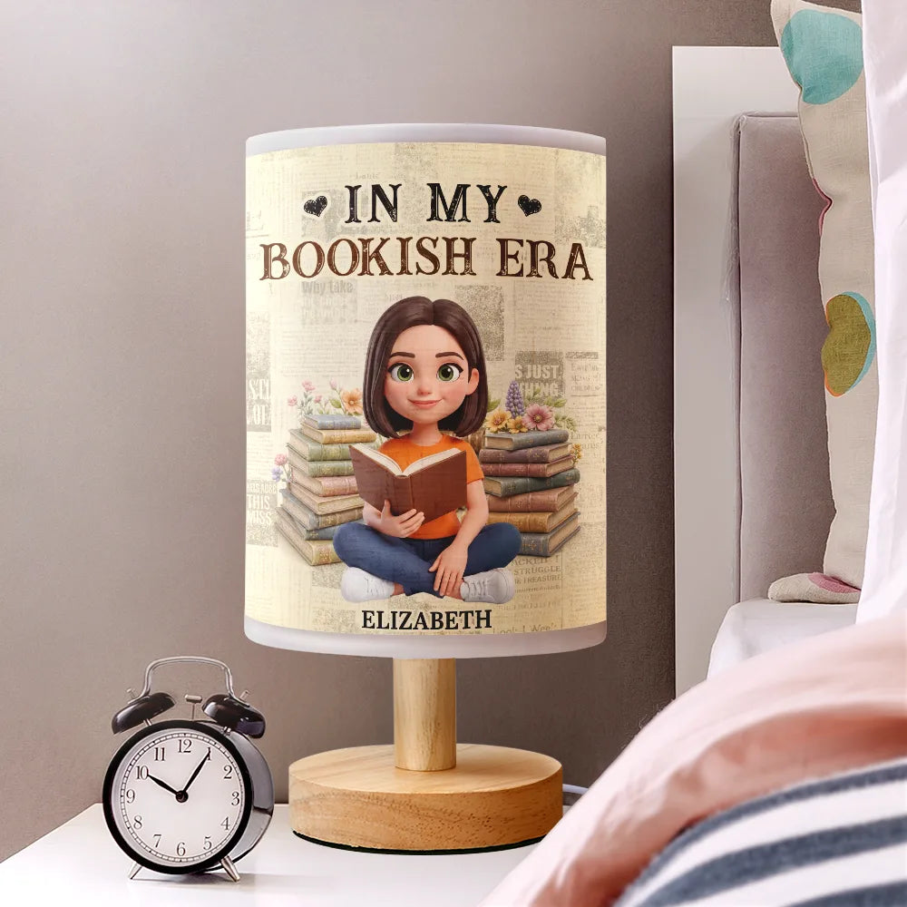 Art Design,Christmas,Cozy,Reading,Gift For Yourself,Photo - 3D Reading Woman & Man - Custom Photo 3D Book Lover Just A Girl Who Loves Books - Personalized Fabric Lamp