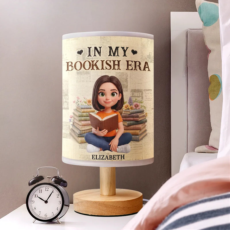Art Design,Christmas,Cozy,Reading,Gift For Yourself,Photo - 3D Reading Woman & Man - Custom Photo 3D Book Lover Just A Girl Who Loves Books - Personalized Fabric Lamp