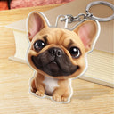 Adorable,Art Design,Pet Lovers,Photo - 3D Chibi Adorable Pet - Custom Photo 3D Chibi Pet Dog Cat Adorable - Personalized Acrylic Keychain