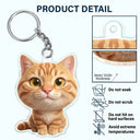 Adorable,Art Design,Pet Lovers,Photo - 3D Chibi Adorable Pet - Custom Photo 3D Chibi Pet Dog Cat Adorable - Personalized Acrylic Keychain