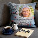 Custom Photo A Hug From Heaven - Memorial Gift For Family, Friends - Personalized Pillow