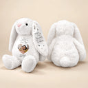 Memorial Loved One,Christmas,Custom Photo,Sympathetic,Gift For Kids,Memorial,Upload Full Photo - Custom Photo A Hug From Heaven Memorial Gift For Kids Loss Of A Loved One - Personalized Soft Toy Bunny