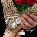 Graduation,Family,Love - Custom Photo Across The Stage Know I'm Right There - Personalized Graduation Tassel Pin